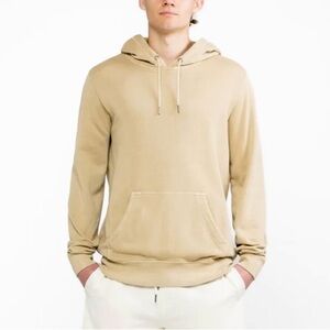 Original Favorites 100% Organic Unisex French Terry Luxe Hoodie in Dune